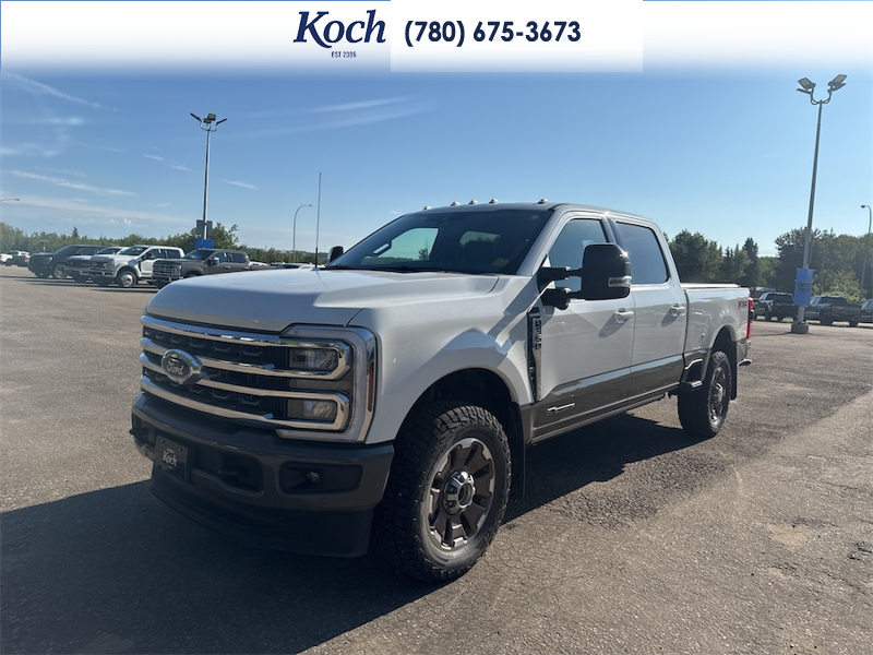 NEW 2026 Ford F-350 Super Duty King Ranch - Star White/marsh Grey Accent Exterior / JAVA LEATHER Interior - $110,005 - Stock #A26018 - VIN 1FT8W3BT8TED18353 - Photo 4