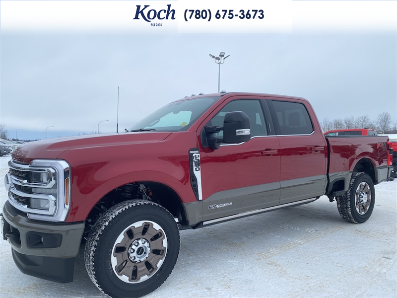 NEW 2026 Ford F-350 Super Duty King Ranch - Ruby Red Tri-coat Metallic Exterior / JAVA LEATHER Interior - $122,918 - Stock #A26105 - VIN 1FT8W3BT1TED89734 - Photo 6