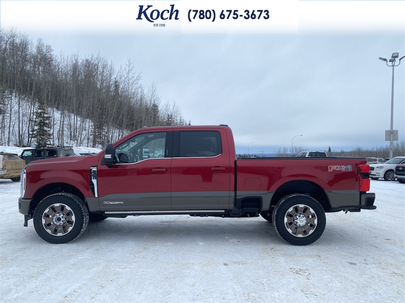 NEW 2026 Ford F-350 Super Duty King Ranch - Ruby Red Tri-coat Metallic Exterior / JAVA LEATHER Interior - $122,918 - Stock #A26105 - VIN 1FT8W3BT1TED89734 - Photo 7