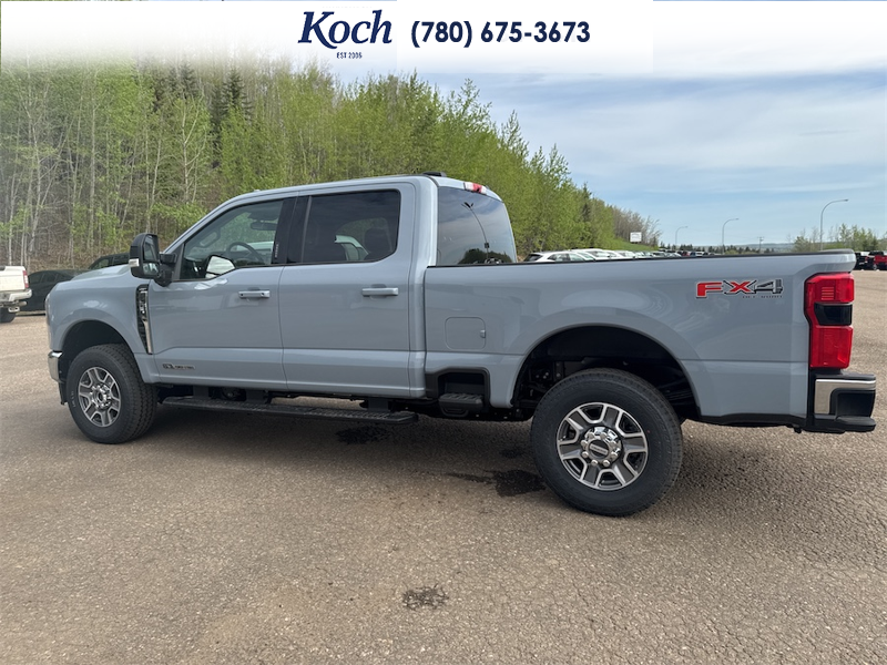 NEW 2026 Ford F-350 Super Duty Lariat - Glacier Gray Exterior / BLACK LEATHER Interior - $110,398 - Stock #A26106 - VIN 1FT8W3BT1TED89765 - Photo 8