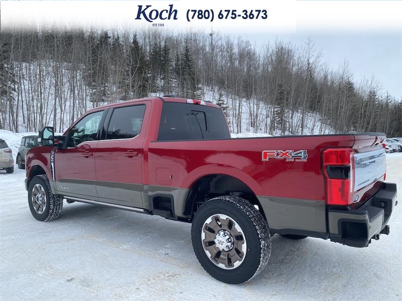 NEW 2026 Ford F-350 Super Duty King Ranch - Ruby Red Tri-coat Metallic Exterior / JAVA LEATHER Interior - $122,918 - Stock #A26105 - VIN 1FT8W3BT1TED89734 - Photo 9