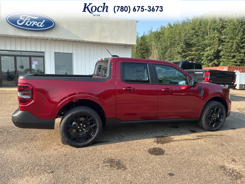 NEW 2026 Ford Maverick Lariat - Ruby Red Metallic Tinted Clearcoat Exterior / BLACK ONYX, ACTIVEX TRIMMED HEATED FRONT BUCKET SEATS Interior - $52,810 - Stock #A26245 - VIN 3FTTW8S3XTRA97763 - Photo 12