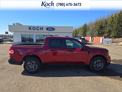 NEW 2026 Ford Maverick XLT - Ruby Red Tri-coat Metallic Exterior / BLACK LEATHER Interior - $45,640 - Stock #A26136 - VIN 3FTTW8JA1TRA71004