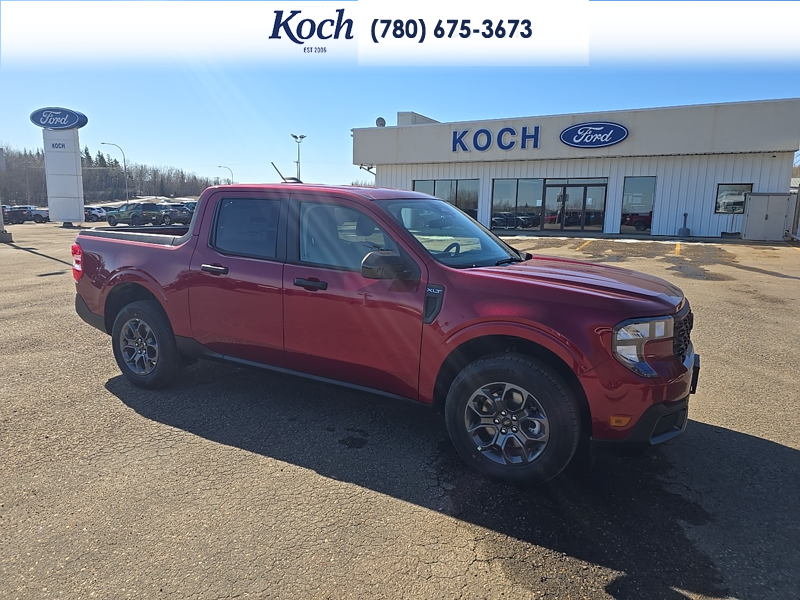 NEW 2026 Ford Maverick XLT - Ruby Red Tri-coat Metallic Exterior / BLACK LEATHER Interior - $45,640 - Stock #A26136 - VIN 3FTTW8JA1TRA71004 - Photo 15