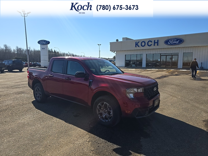 NEW 2026 Ford Maverick XLT - Ruby Red Tri-coat Metallic Exterior / BLACK LEATHER Interior - $45,640 - Stock #A26136 - VIN 3FTTW8JA1TRA71004 - Photo 1