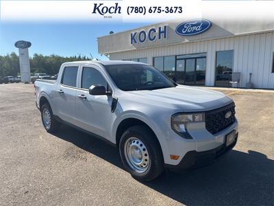 NEW 2026 Ford Maverick XL - Space White Metallic Exterior / BLACK ONYX/DARK SLATE, CLOTH FRONT BUCKET SEATS Interior - $40,990 - Stock #A26197 - VIN 3FTTW8BA6TRA97614