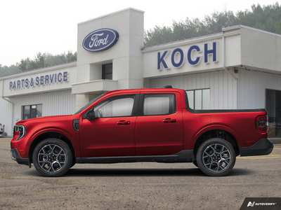 NEW 2026 Ford Maverick Lariat - Ruby Red Metallic Tinted Clearcoat Exterior / BLACK ONYX, ACTIVEX TRIMMED HEATED FRONT BUCKET SEATS Interior - $56,445 - Stock #A26245 - VIN 3FTTW8S3XTRA97763