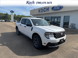 NEW 2026 Ford Maverick XLT - Oxford White Exterior / NAVY PIER/ASPEN GREY, UNIQUE CLOTH FRONT BUCKET SEATS Interior - $46,290 - Stock #A26236 - VIN 3FTTW8JA5TRB27011