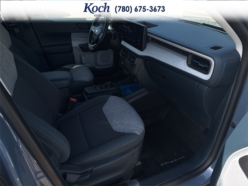 USED 2026 Ford Maverick XLT Certified Pre-Owned - Azure Grey Metallic Tri-coat Exterior / BLACK LEATHER Interior - $45,995 - Stock #A26101A - VIN 3FTTW8J37TRA10189 - Photo 22