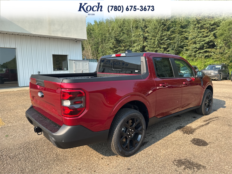 NEW 2026 Ford Maverick Lariat - Ruby Red Metallic Tinted Clearcoat Exterior / BLACK ONYX, ACTIVEX TRIMMED HEATED FRONT BUCKET SEATS Interior - $52,810 - Stock #A26245 - VIN 3FTTW8S3XTRA97763 - Photo 2