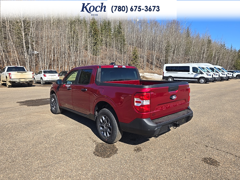 NEW 2026 Ford Maverick XLT - Ruby Red Tri-coat Metallic Exterior / BLACK LEATHER Interior - $45,640 - Stock #A26136 - VIN 3FTTW8JA1TRA71004 - Photo 3