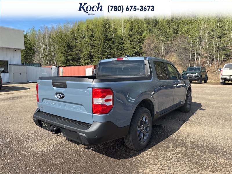USED 2026 Ford Maverick XLT Certified Pre-Owned - Azure Grey Metallic Tri-coat Exterior / BLACK LEATHER Interior - $45,995 - Stock #A26101A - VIN 3FTTW8J37TRA10189 - Photo 3