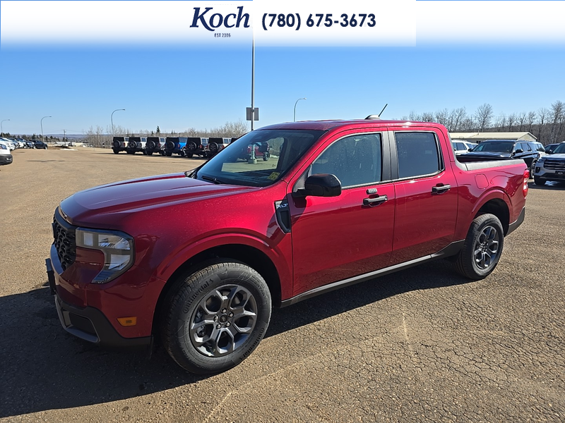 NEW 2026 Ford Maverick XLT - Ruby Red Tri-coat Metallic Exterior / BLACK LEATHER Interior - $45,640 - Stock #A26136 - VIN 3FTTW8JA1TRA71004 - Photo 5