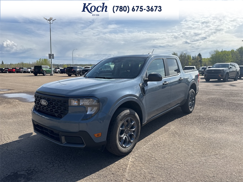 USED 2026 Ford Maverick XLT Certified Pre-Owned - Azure Grey Metallic Tri-coat Exterior / BLACK LEATHER Interior - $45,995 - Stock #A26101A - VIN 3FTTW8J37TRA10189 - Photo 5