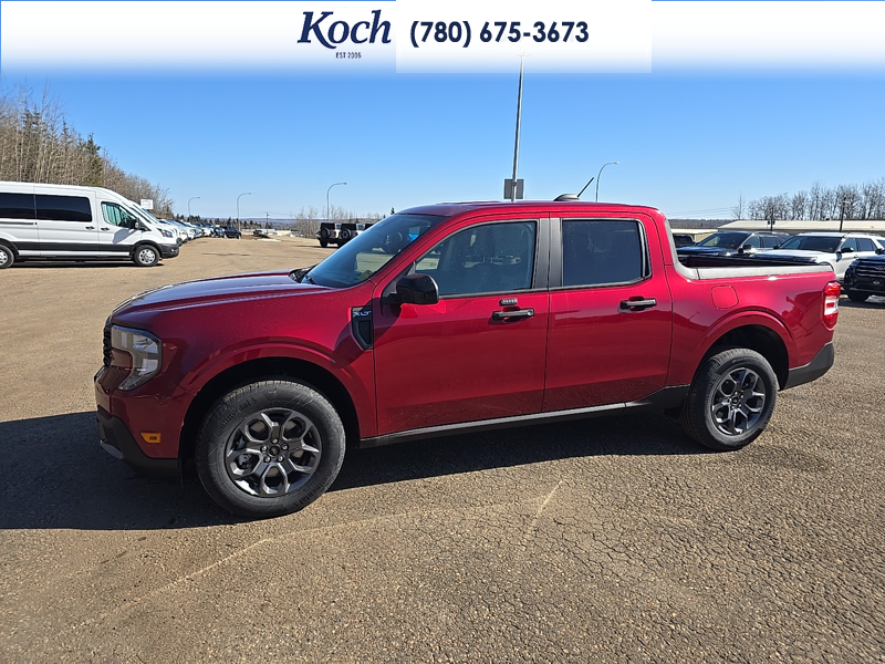 NEW 2026 Ford Maverick XLT - Ruby Red Tri-coat Metallic Exterior / BLACK LEATHER Interior - $45,640 - Stock #A26136 - VIN 3FTTW8JA1TRA71004 - Photo 6
