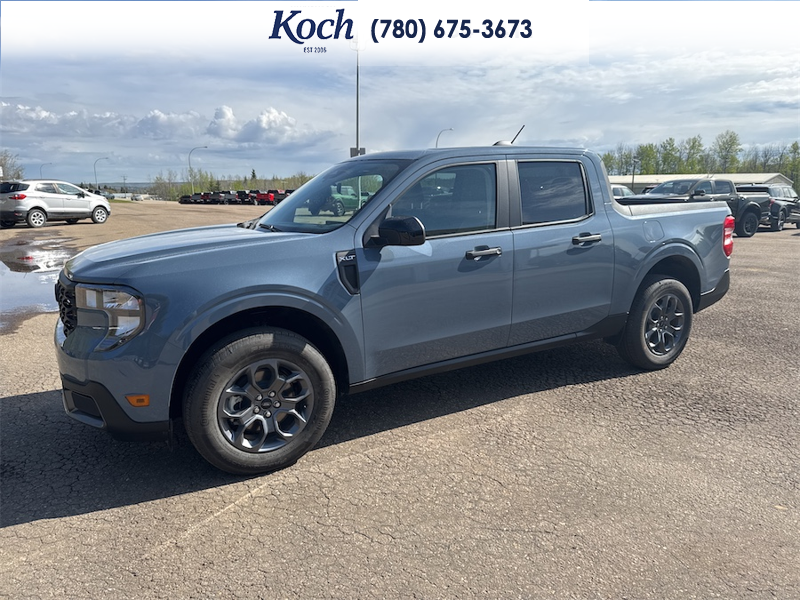 USED 2026 Ford Maverick XLT Certified Pre-Owned - Azure Grey Metallic Tri-coat Exterior / BLACK LEATHER Interior - $45,995 - Stock #A26101A - VIN 3FTTW8J37TRA10189 - Photo 6