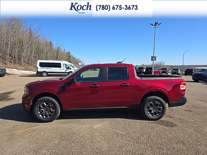 NEW 2026 Ford Maverick XLT - Ruby Red Tri-coat Metallic Exterior / BLACK LEATHER Interior - $45,640 - Stock #A26136 - VIN 3FTTW8JA1TRA71004 - Photo 7