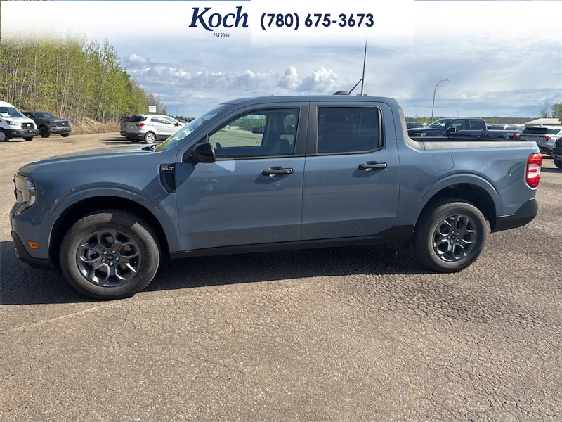USED 2026 Ford Maverick XLT Certified Pre-Owned - Azure Grey Metallic Tri-coat Exterior / BLACK LEATHER Interior - $45,995 - Stock #A26101A - VIN 3FTTW8J37TRA10189 - Photo 7