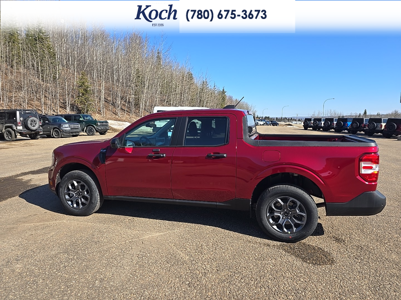 NEW 2026 Ford Maverick XLT - Ruby Red Tri-coat Metallic Exterior / BLACK LEATHER Interior - $45,640 - Stock #A26136 - VIN 3FTTW8JA1TRA71004 - Photo 8