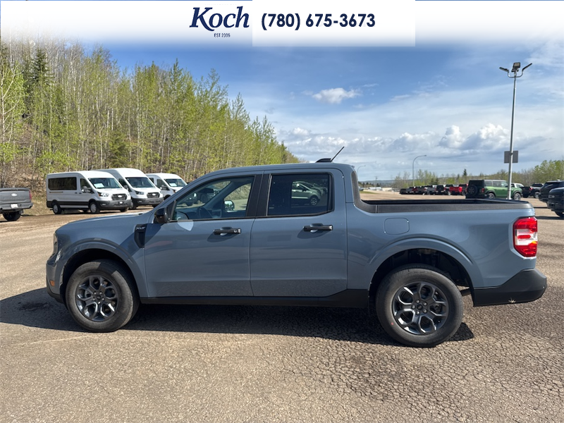 USED 2026 Ford Maverick XLT Certified Pre-Owned - Azure Grey Metallic Tri-coat Exterior / BLACK LEATHER Interior - $45,995 - Stock #A26101A - VIN 3FTTW8J37TRA10189 - Photo 8
