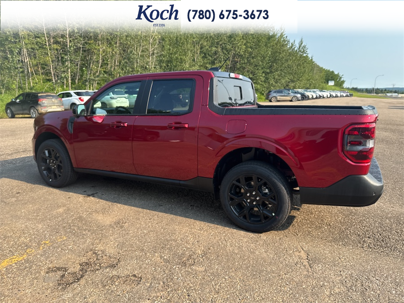 NEW 2026 Ford Maverick Lariat - Ruby Red Metallic Tinted Clearcoat Exterior / BLACK ONYX, ACTIVEX TRIMMED HEATED FRONT BUCKET SEATS Interior - $52,810 - Stock #A26245 - VIN 3FTTW8S3XTRA97763 - Photo 9