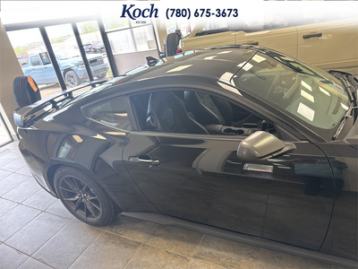 NEW 2026 Ford Mustang Dark Horse - Shadow Black Exterior / BLACK/BLUE, RECARO MICRO SUEDE/VINYL SPORT SEATS Interior - $90,005 - Stock #A26065 - VIN 1FA6P8R08T5501951