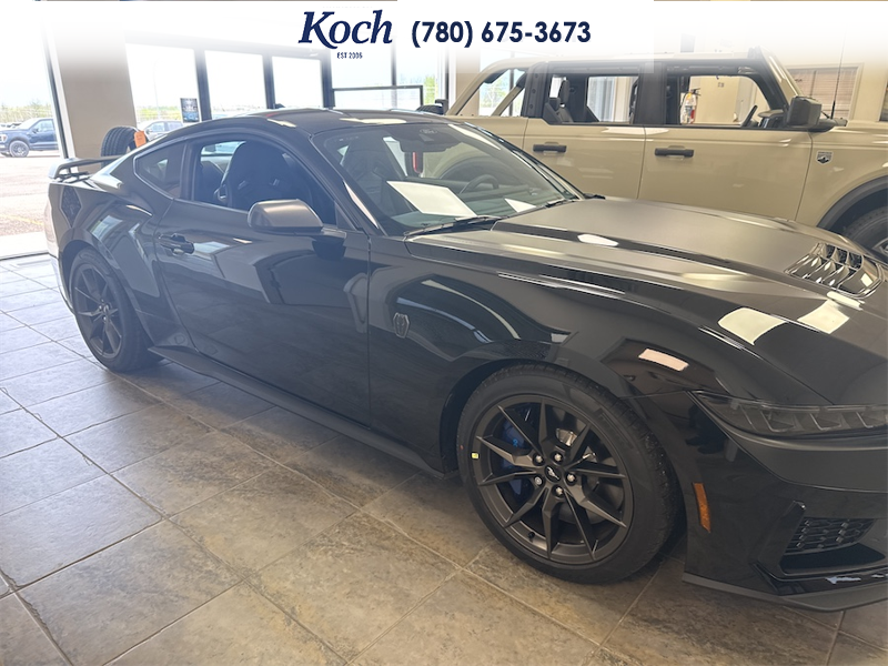 NEW 2026 Ford Mustang Dark Horse - Shadow Black Exterior / BLACK/BLUE, RECARO MICRO SUEDE/VINYL SPORT SEATS Interior - $90,005 - Stock #A26065 - VIN 1FA6P8R08T5501951 - Photo 14
