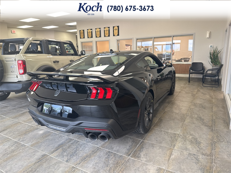 NEW 2026 Ford Mustang Dark Horse - Shadow Black Exterior / BLACK/BLUE, RECARO MICRO SUEDE/VINYL SPORT SEATS Interior - $90,005 - Stock #A26065 - VIN 1FA6P8R08T5501951 - Photo 2