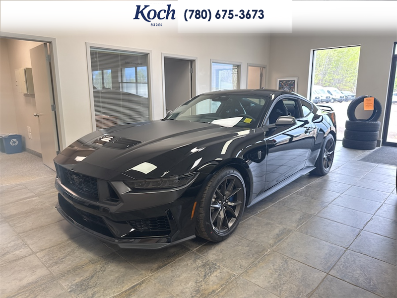 NEW 2026 Ford Mustang Dark Horse - Shadow Black Exterior / BLACK/BLUE, RECARO MICRO SUEDE/VINYL SPORT SEATS Interior - $90,005 - Stock #A26065 - VIN 1FA6P8R08T5501951 - Photo 4