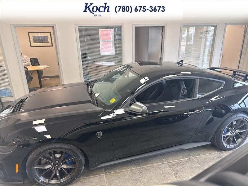 NEW 2026 Ford Mustang Dark Horse - Shadow Black Exterior / BLACK/BLUE, RECARO MICRO SUEDE/VINYL SPORT SEATS Interior - $90,005 - Stock #A26065 - VIN 1FA6P8R08T5501951 - Photo 6