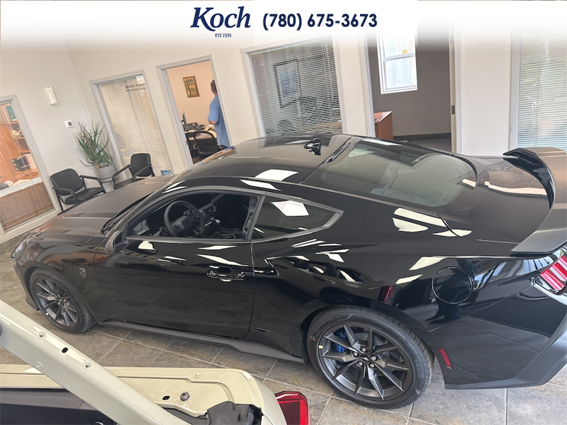 NEW 2026 Ford Mustang Dark Horse - Shadow Black Exterior / BLACK/BLUE, RECARO MICRO SUEDE/VINYL SPORT SEATS Interior - $90,005 - Stock #A26065 - VIN 1FA6P8R08T5501951 - Photo 7