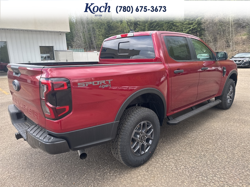 NEW 2026 Ford Ranger XLT - Ruby Red Tri-coat Metallic Exterior / BLACK ONYX XLT CLOTH Interior - $53,595 - Stock #A26074 - VIN 1FTER4HHXTLE09039 - Photo 11