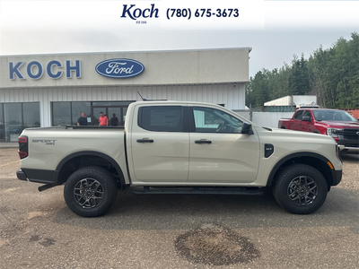 NEW 2026 Ford Ranger XLT - Desert Sand Exterior / EBONY, CLOTH FRONT BUCKET SEATS Interior - $54,819 - Stock #A26220 - VIN 1FTER4HH4TLE28590