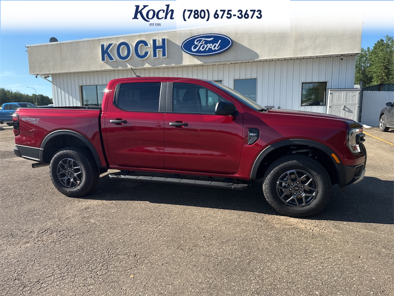 USED 2026 Ford Ranger XLT - Ruby Red Tri-coat Metallic Exterior / BLACK ONYX XLT CLOTH Interior - $49,995 - Stock #A26090A - VIN 1FTER4HHXTLE09039 - Photo 14
