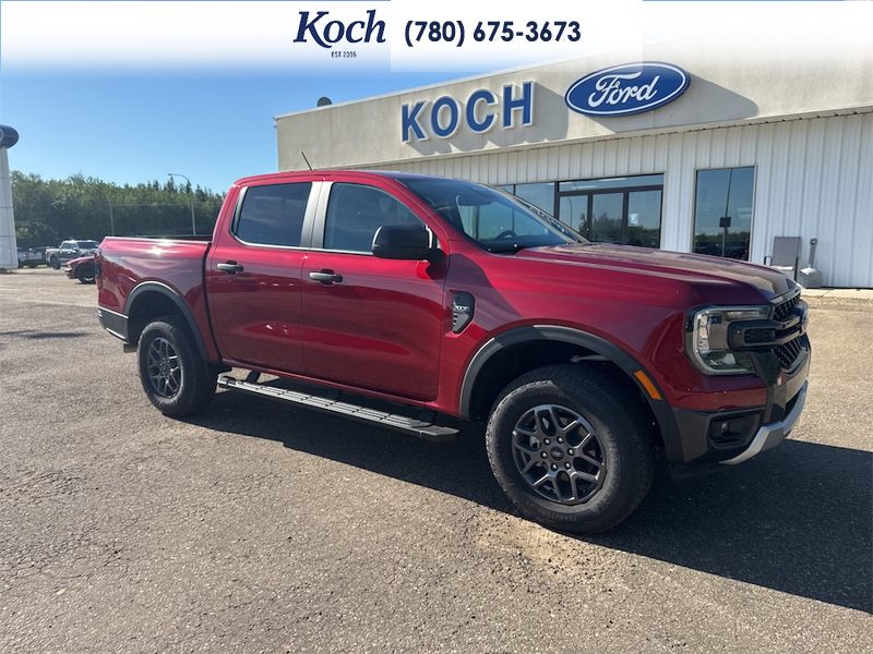 USED 2026 Ford Ranger XLT - Ruby Red Tri-coat Metallic Exterior / BLACK ONYX XLT CLOTH Interior - $49,995 - Stock #A26090A - VIN 1FTER4HHXTLE09039 - Photo 15