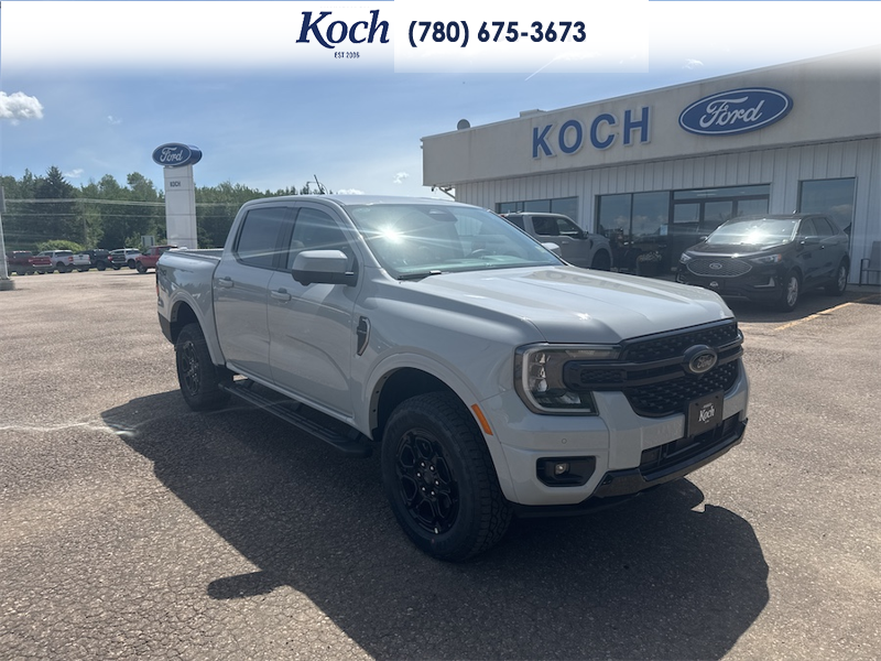 NEW 2026 Ford Ranger LARIAT - Avalanche Exterior / EBONY, ACTIVEX TRIMMED FRONT HEATED BUCKET SEATS Interior - $61,133 - Stock #A26217 - VIN 1FTER4KPXTLE31199 - Photo 1