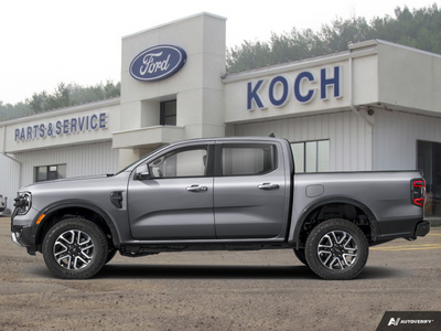 NEW 2026 Ford Ranger LARIAT - Marsh Grey Exterior / EBONY, ACTIVEX TRIMMED FRONT HEATED BUCKET SEATS Interior - $65,969 - Stock #A26226 - VIN 1FTER4KP9TLE28990