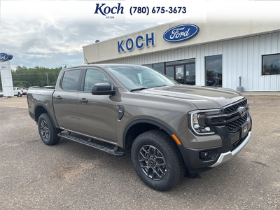 NEW 2026 Ford Ranger XLT - Marsh Grey Exterior / EBONY, CLOTH FRONT BUCKET SEATS Interior - $51,876 - Stock #A26229 - VIN 1FTER4HH6TLE36559