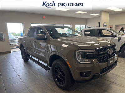 NEW 2026 Ford Ranger LARIAT - Marsh Grey Exterior / EBONY, ACTIVEX TRIMMED FRONT HEATED BUCKET SEATS Interior - $61,661 - Stock #A26226 - VIN 1FTER4KP9TLE28990