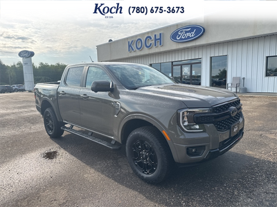 NEW 2026 Ford Ranger LARIAT - Marsh Grey Exterior / EBONY, ACTIVEX TRIMMED FRONT HEATED BUCKET SEATS Interior - $61,661 - Stock #A26226 - VIN 1FTER4KP9TLE28990