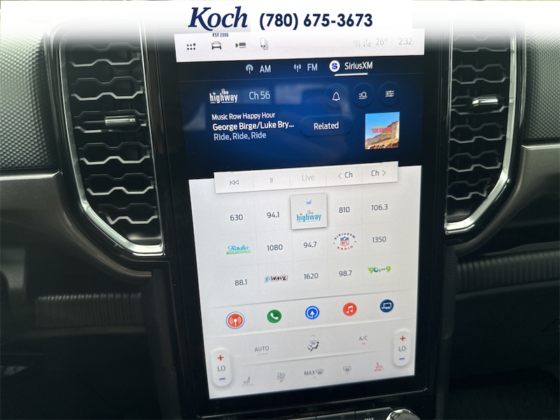 NEW 2026 Ford Ranger XLT - Ruby Red Tri-coat Metallic Exterior / BLACK ONYX XLT CLOTH Interior - $53,595 - Stock #A26074 - VIN 1FTER4HHXTLE09039 - Photo 24