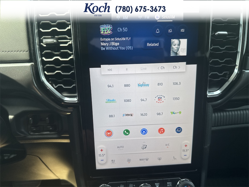 NEW 2026 Ford Ranger LARIAT - Avalanche Exterior / EBONY, ACTIVEX TRIMMED FRONT HEATED BUCKET SEATS Interior - $61,133 - Stock #A26217 - VIN 1FTER4KPXTLE31199 - Photo 25