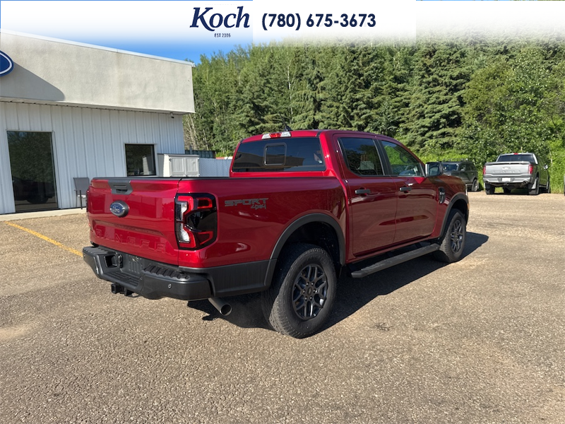 USED 2026 Ford Ranger XLT - Ruby Red Tri-coat Metallic Exterior / BLACK ONYX XLT CLOTH Interior - $49,995 - Stock #A26090A - VIN 1FTER4HHXTLE09039 - Photo 2