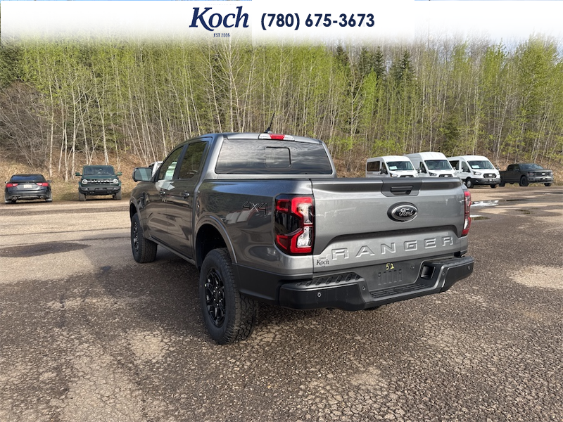 NEW 2026 Ford Ranger LARIAT - Carbonized Grey Metallic Exterior / BLACK ONYX XL CLOTH BUCKET SEATS Interior - $62,860 - Stock #A26192 - VIN 1FTER4KP5TLE17131 - Photo 3