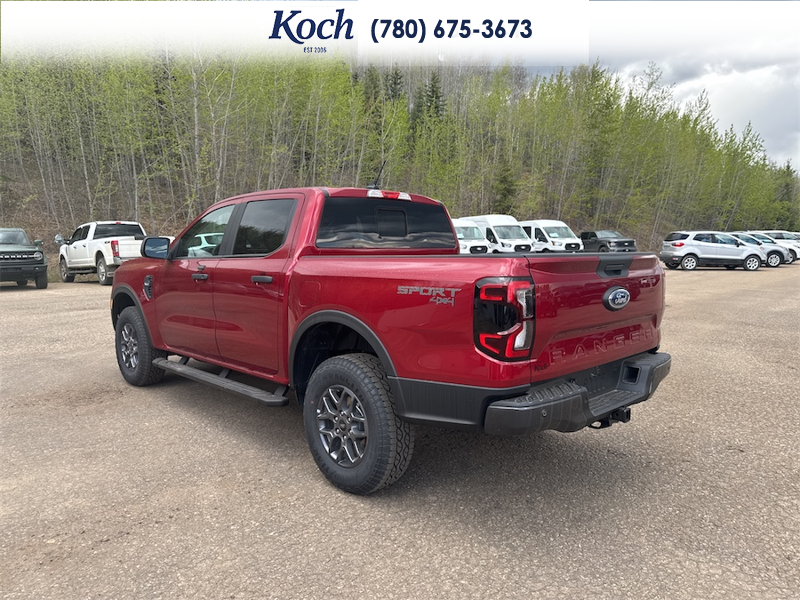 NEW 2026 Ford Ranger XLT - Ruby Red Tri-coat Metallic Exterior / BLACK ONYX XLT CLOTH Interior - $53,595 - Stock #A26074 - VIN 1FTER4HHXTLE09039 - Photo 3