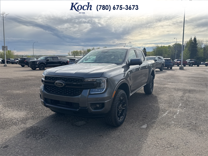 NEW 2026 Ford Ranger LARIAT - Carbonized Grey Metallic Exterior / BLACK ONYX XL CLOTH BUCKET SEATS Interior - $62,860 - Stock #A26192 - VIN 1FTER4KP5TLE17131 - Photo 4