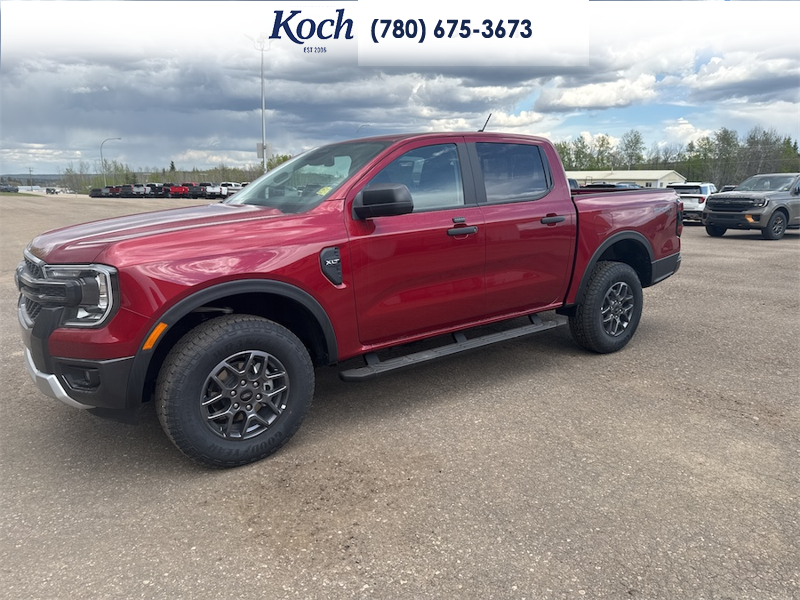 NEW 2026 Ford Ranger XLT - Ruby Red Tri-coat Metallic Exterior / BLACK ONYX XLT CLOTH Interior - $53,595 - Stock #A26074 - VIN 1FTER4HHXTLE09039 - Photo 5