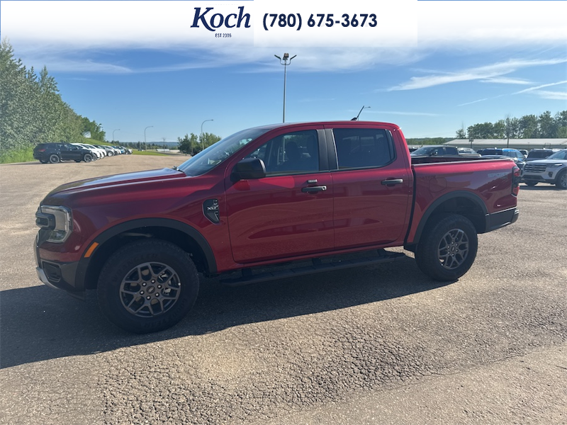 USED 2026 Ford Ranger XLT - Ruby Red Tri-coat Metallic Exterior / BLACK ONYX XLT CLOTH Interior - $49,995 - Stock #A26090A - VIN 1FTER4HHXTLE09039 - Photo 6