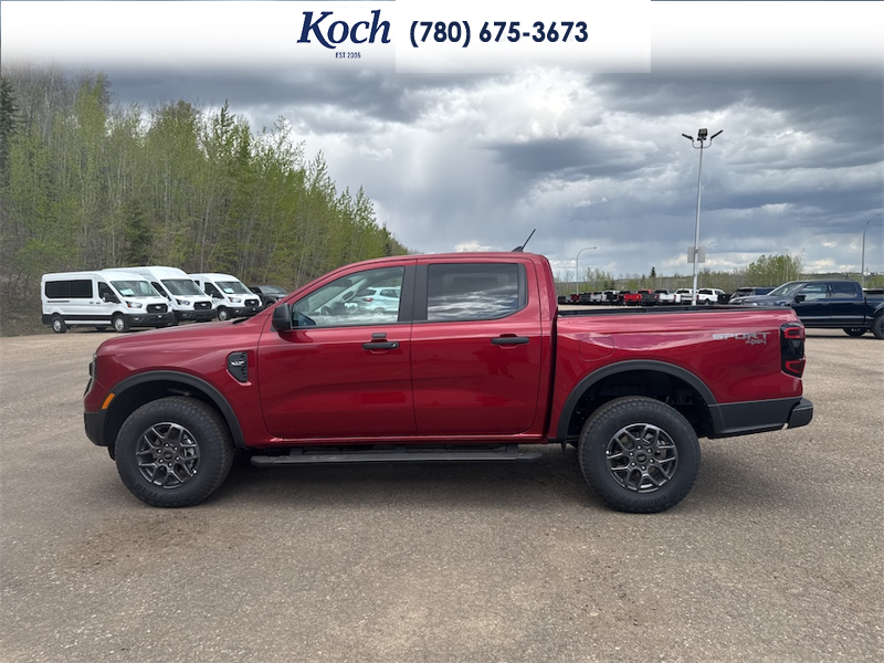 NEW 2026 Ford Ranger XLT - Ruby Red Tri-coat Metallic Exterior / BLACK ONYX XLT CLOTH Interior - $53,595 - Stock #A26074 - VIN 1FTER4HHXTLE09039 - Photo 7