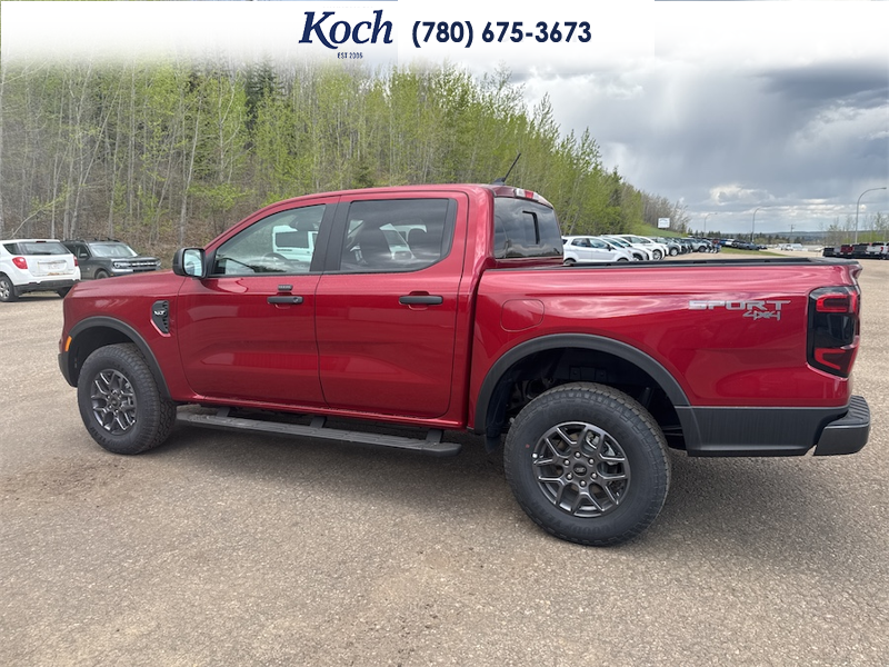 NEW 2026 Ford Ranger XLT - Ruby Red Tri-coat Metallic Exterior / BLACK ONYX XLT CLOTH Interior - $53,595 - Stock #A26074 - VIN 1FTER4HHXTLE09039 - Photo 8